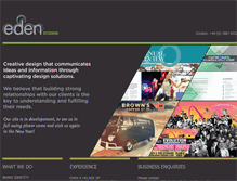 Tablet Screenshot of edenstudios.co.uk